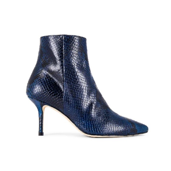 L'AGENCE Blue Ankle Boots - Picture 1 of 8